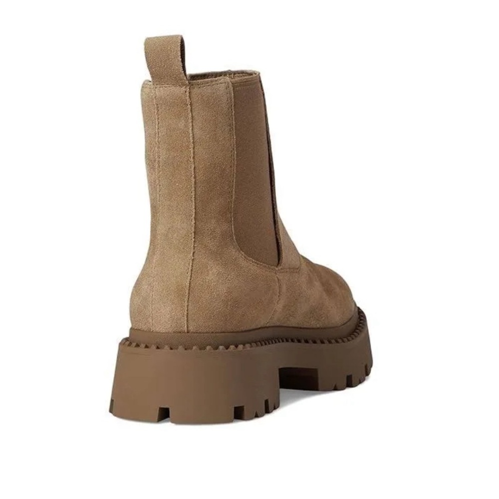 ASH Genesis Womens Leather Lug Sole Chelsea Boots Sequoia Tan. EU39=US8/EU40=US9 - Picture 3 of 15